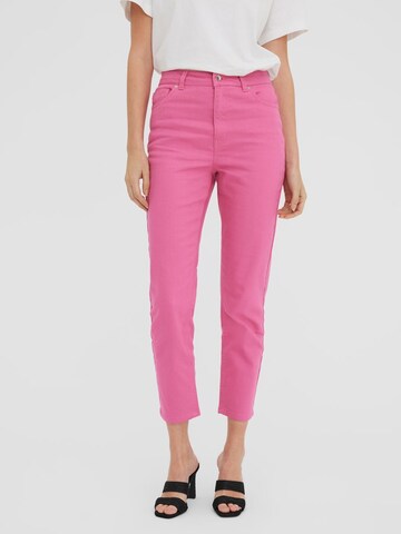 VERO MODA Regular Jeans 'Brenda' in Pink: predná strana