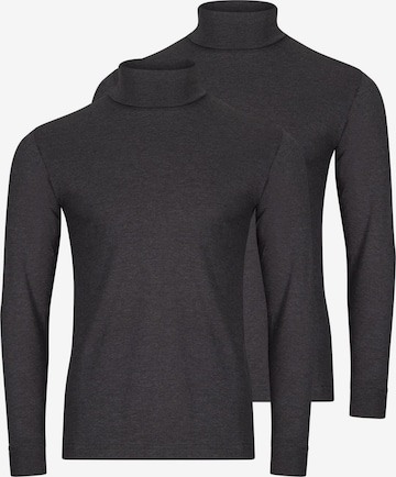 Ragman Shirt 'Basic' in Grey: front