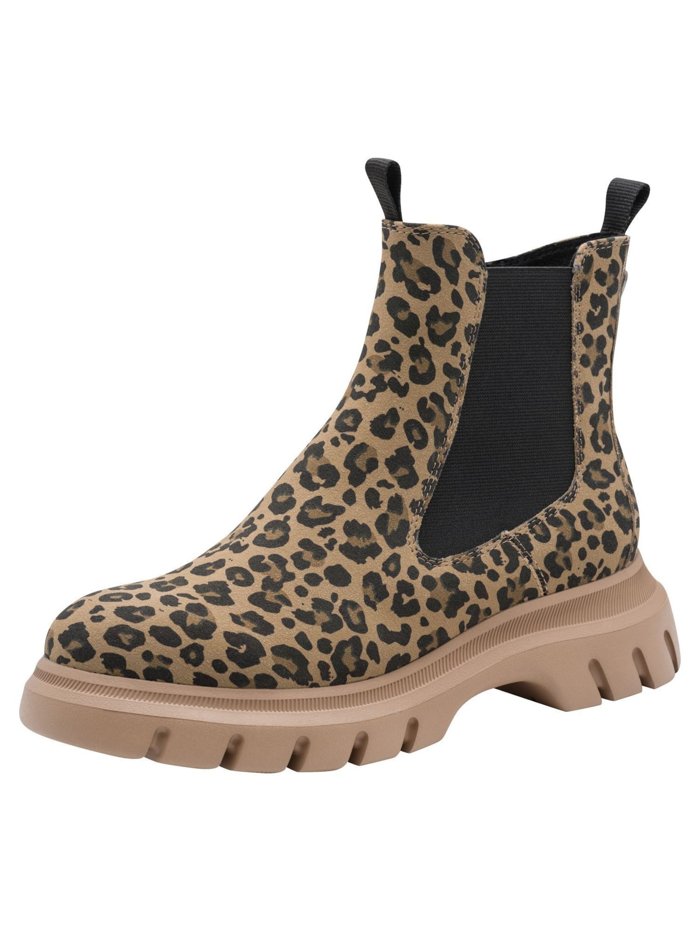 MARCO TOZZI Chelsea Boots in Beige: front