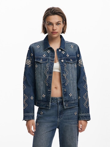 Desigual Преходно яке 'by Mr. Christian Lacroix' в синьо: отпред