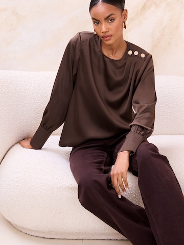 Lipsy Bluse in Braun