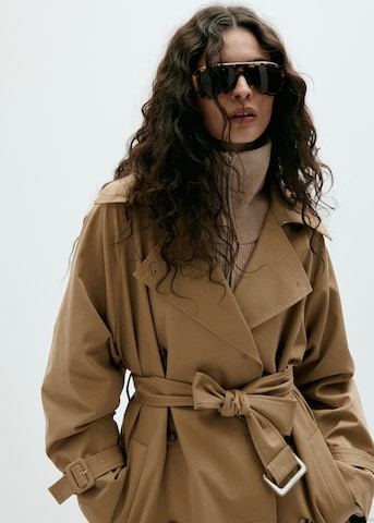 MANGO Overgangsfrakke 'TATAM' i beige