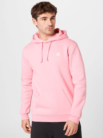 ADIDAS ORIGINALS - Ajuste regular Sudadera 'Adicolor Essentials Trefoil' en rosa: frente