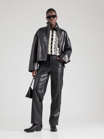 TOPSHOP regular Παντελόνι σε μαύρο