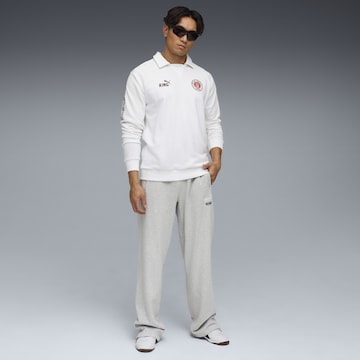 PUMA Sports sweatshirt 'FC St. Pauli King Drill' in White