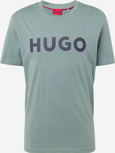 HUGO Red T-Shirt 'Dulivio' en bleu marine / jade, Vue avec produit