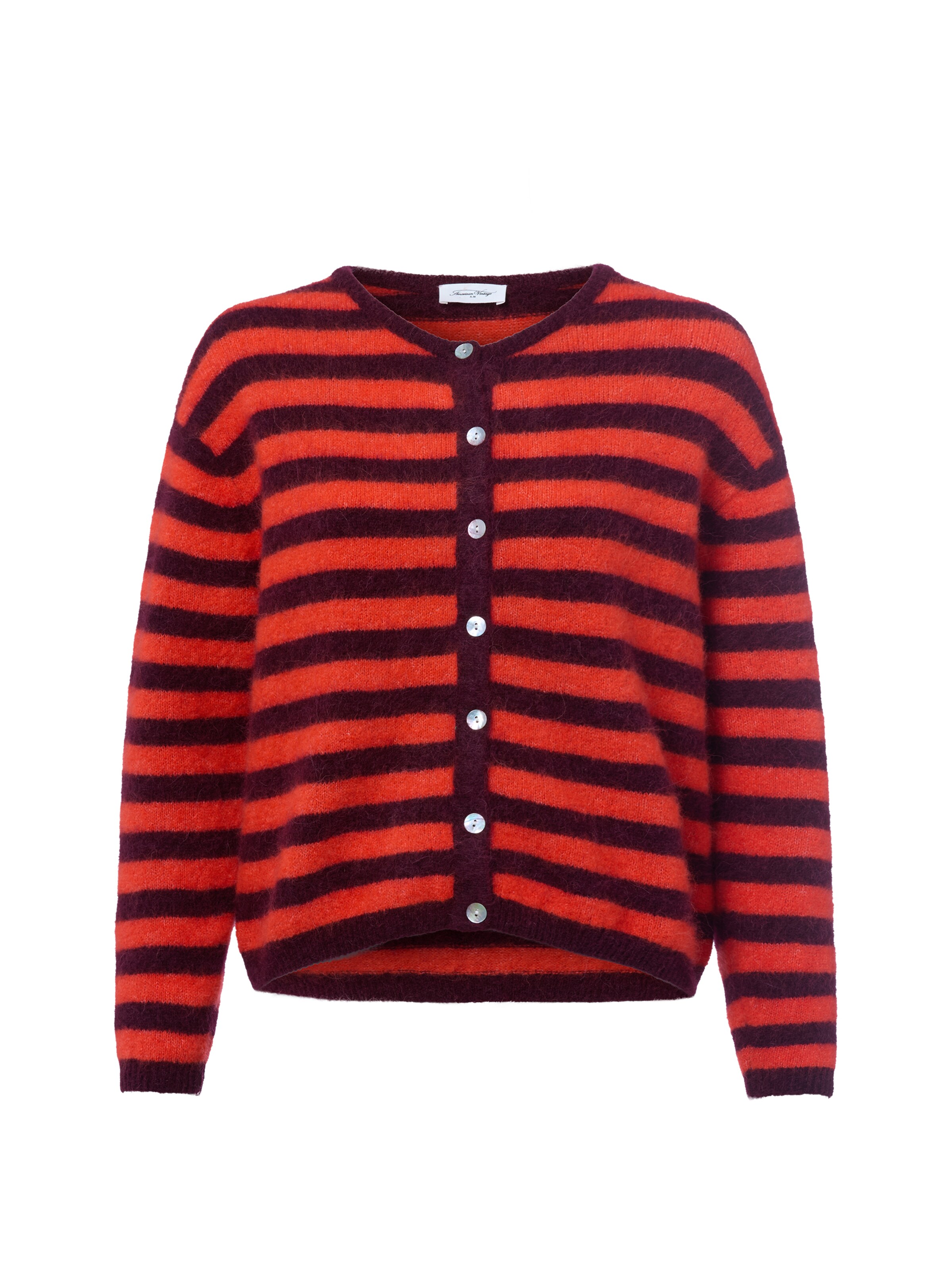 AMERICAN VINTAGE Knit cardigan in Red: front