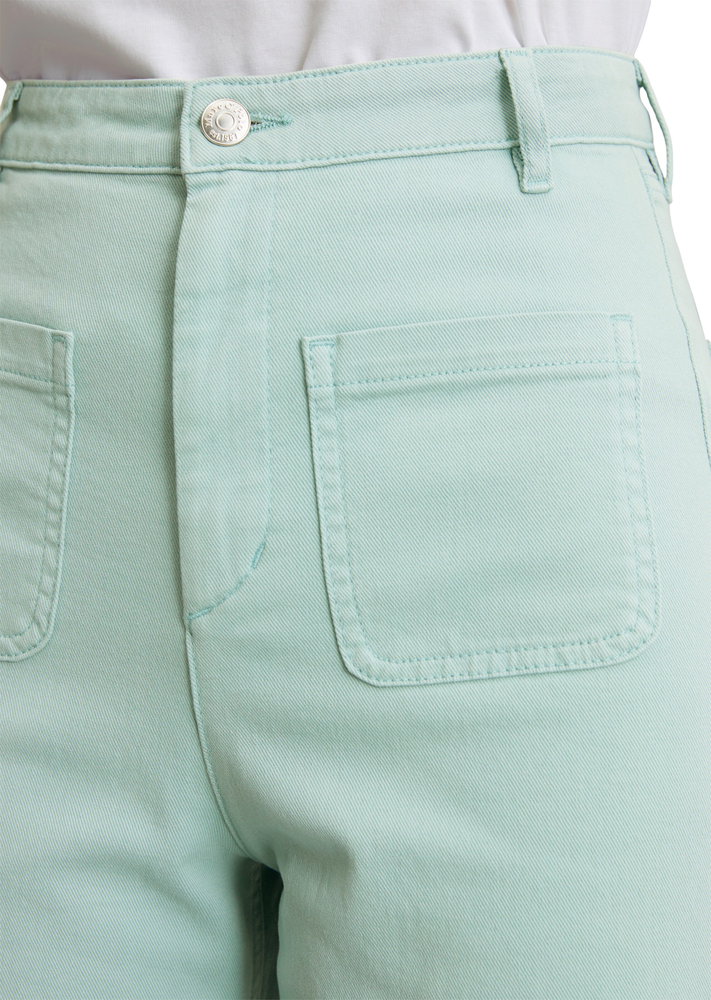 Marc O'Polo Wide leg Jeans 'Tolva' in Groen