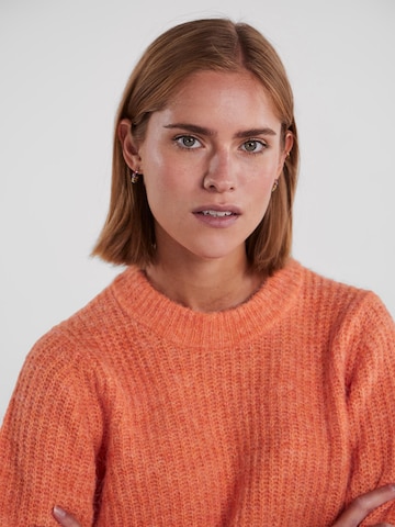 PIECES Sweater 'FENJA' in Orange