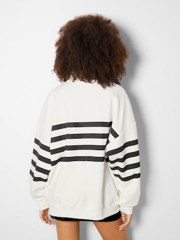 Bershka Sweatshirt i vit