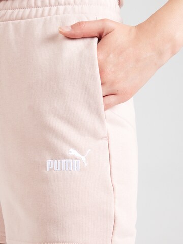 PUMA regular Παντελόνι φόρμας 'ESS Small No. 1' σε ροζ