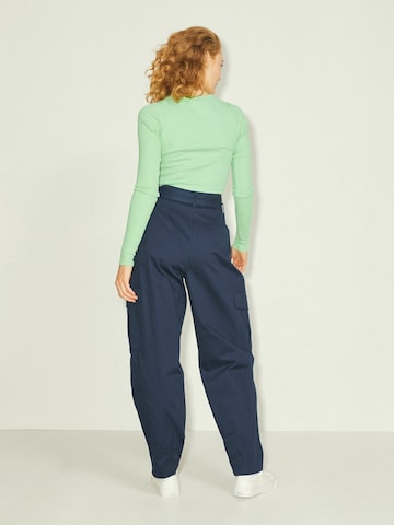 JJXX Tapered Pleat-Front Pants 'AUDREY' in Blue