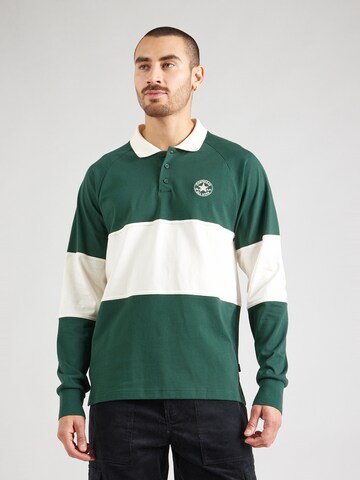 CONVERSE Shirt 'Retro Chuck' in Grün: Vorderseite