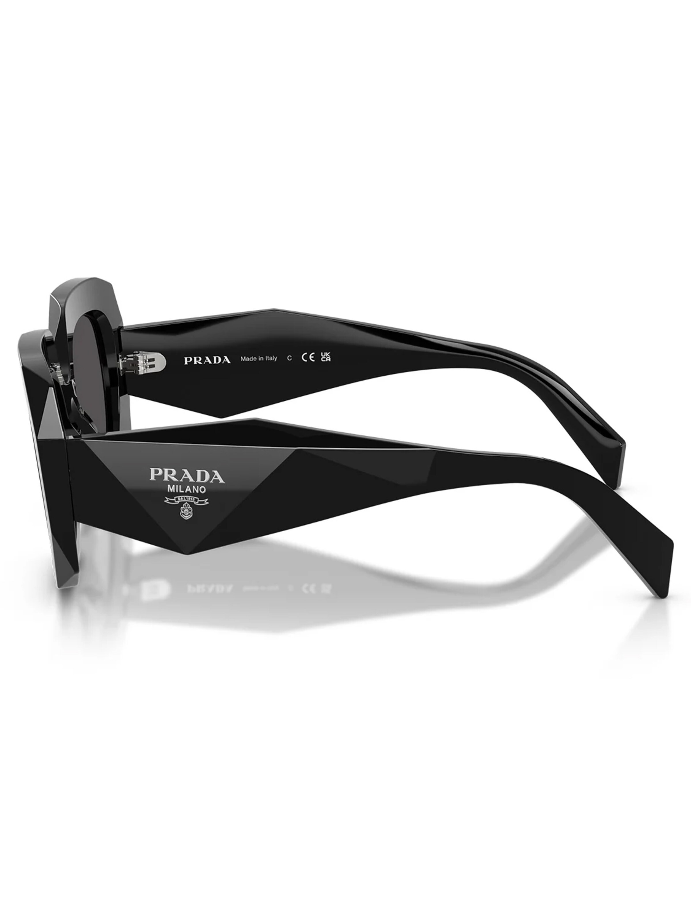 PRADA Zonnebril 'PRB23S 16K08Z' in Zwart