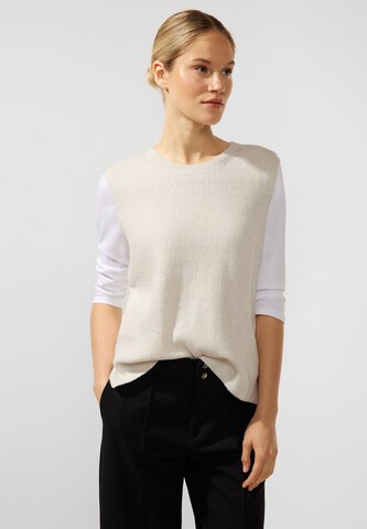 STREET ONE Sweater in White: front