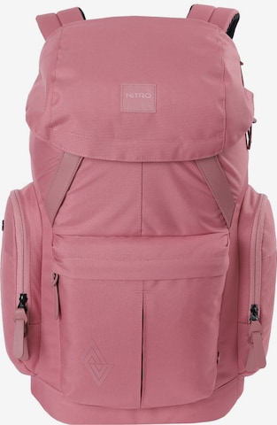 NitroBags Backpack 'Urban Daypack' in Pink: Vorderseite