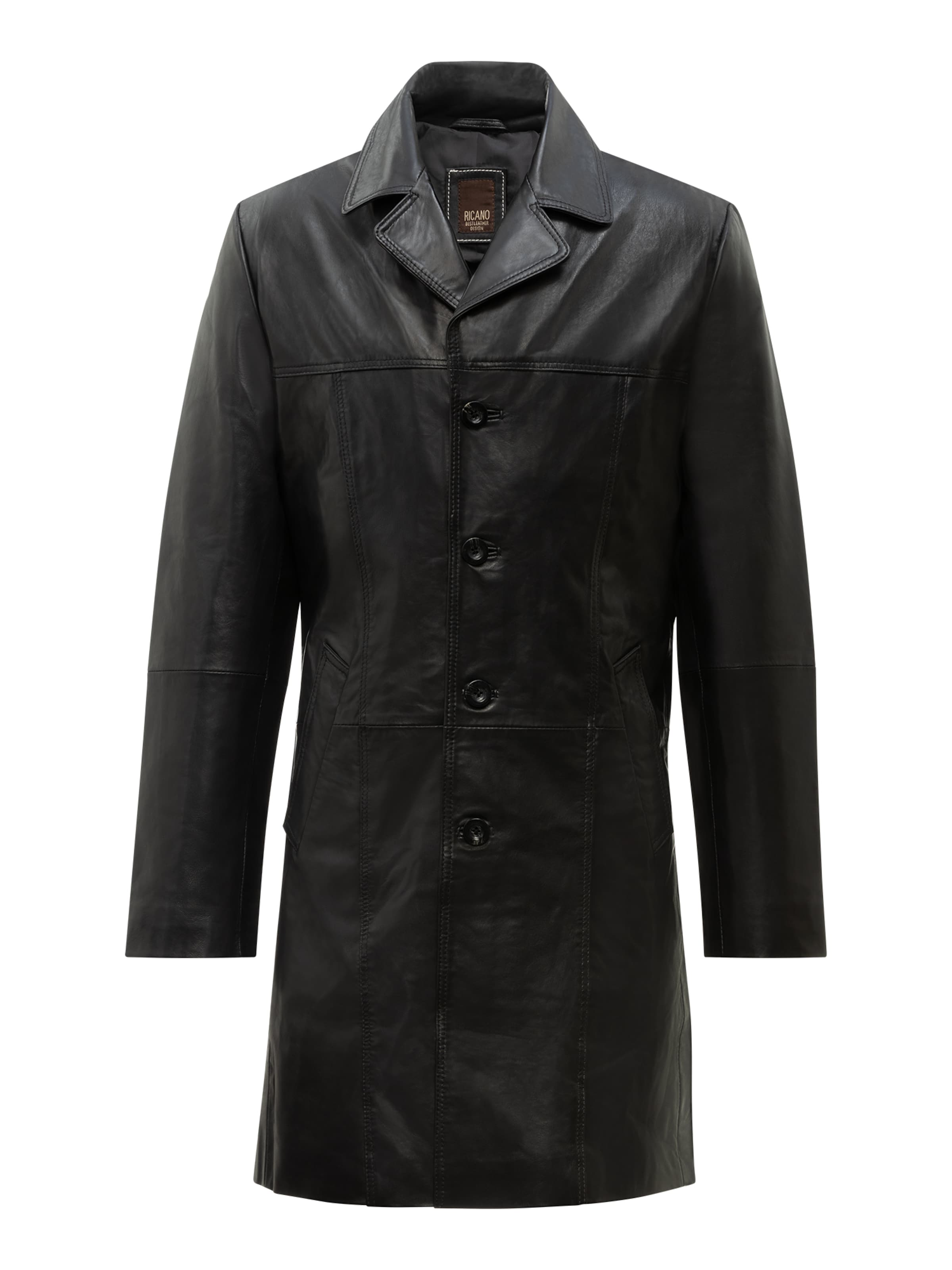 Cappotto di mezza stagione 'Safari' di RICANO in nero: frontale