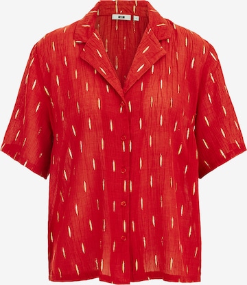 WE Fashion - Blusa en rojo: frente