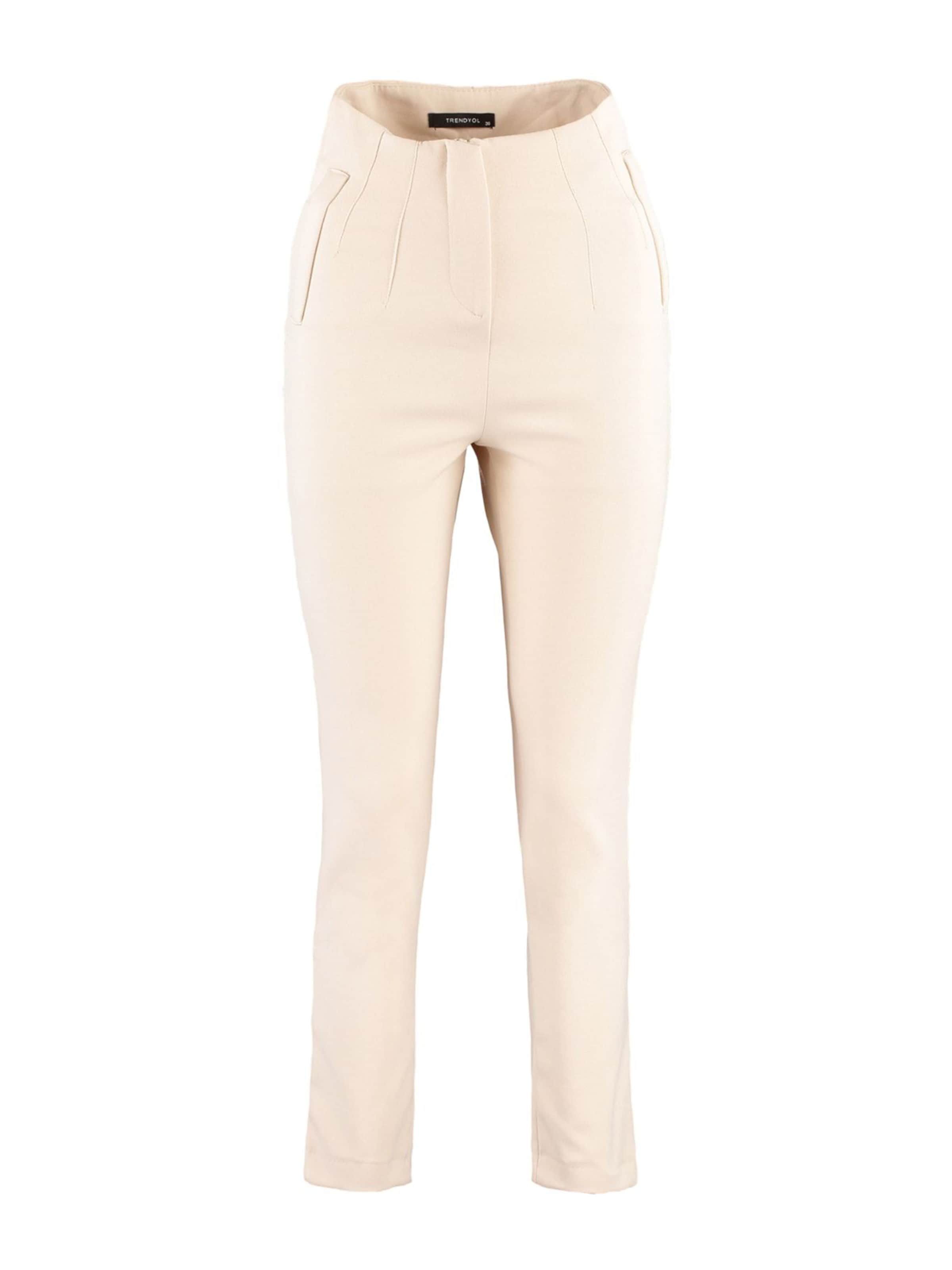 Trendyol Slim fit Pants in Beige: front