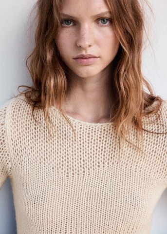 MANGO Pullover 'PEDONIA' i beige