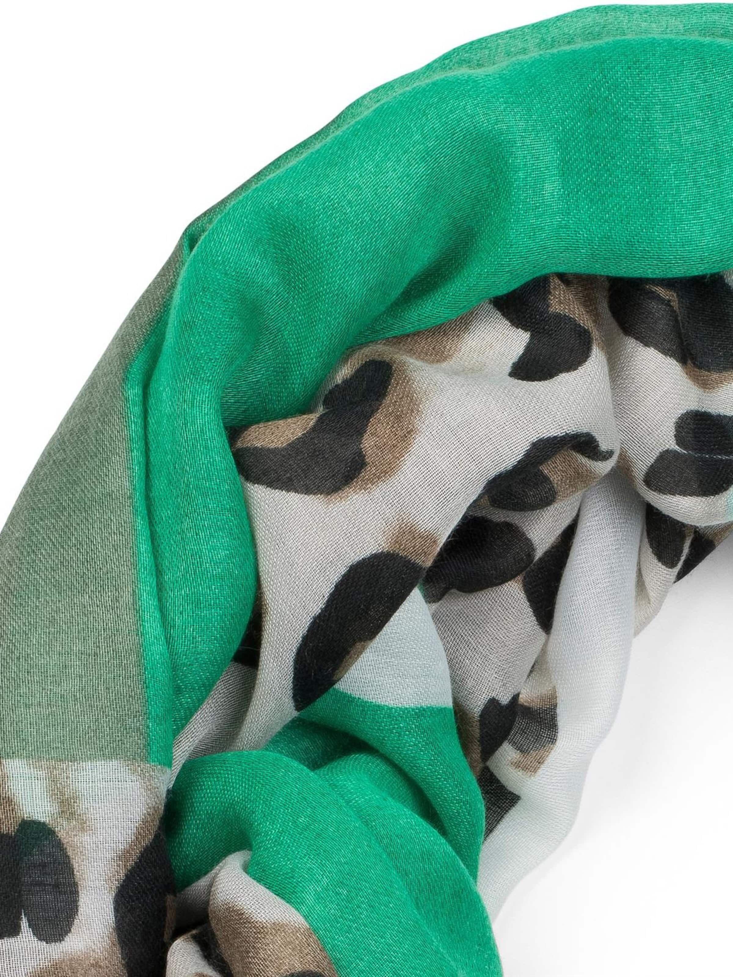 styleBREAKER Loop scarf 'Leo' in Green