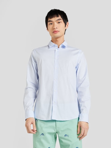 SCOTCH & SODA Regular fit Button Up Shirt 'Essential' in Blue: front