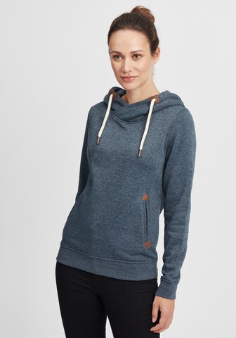 Oxmo Sweatshirt 'Vicky Hood' in Blauw: voorkant
