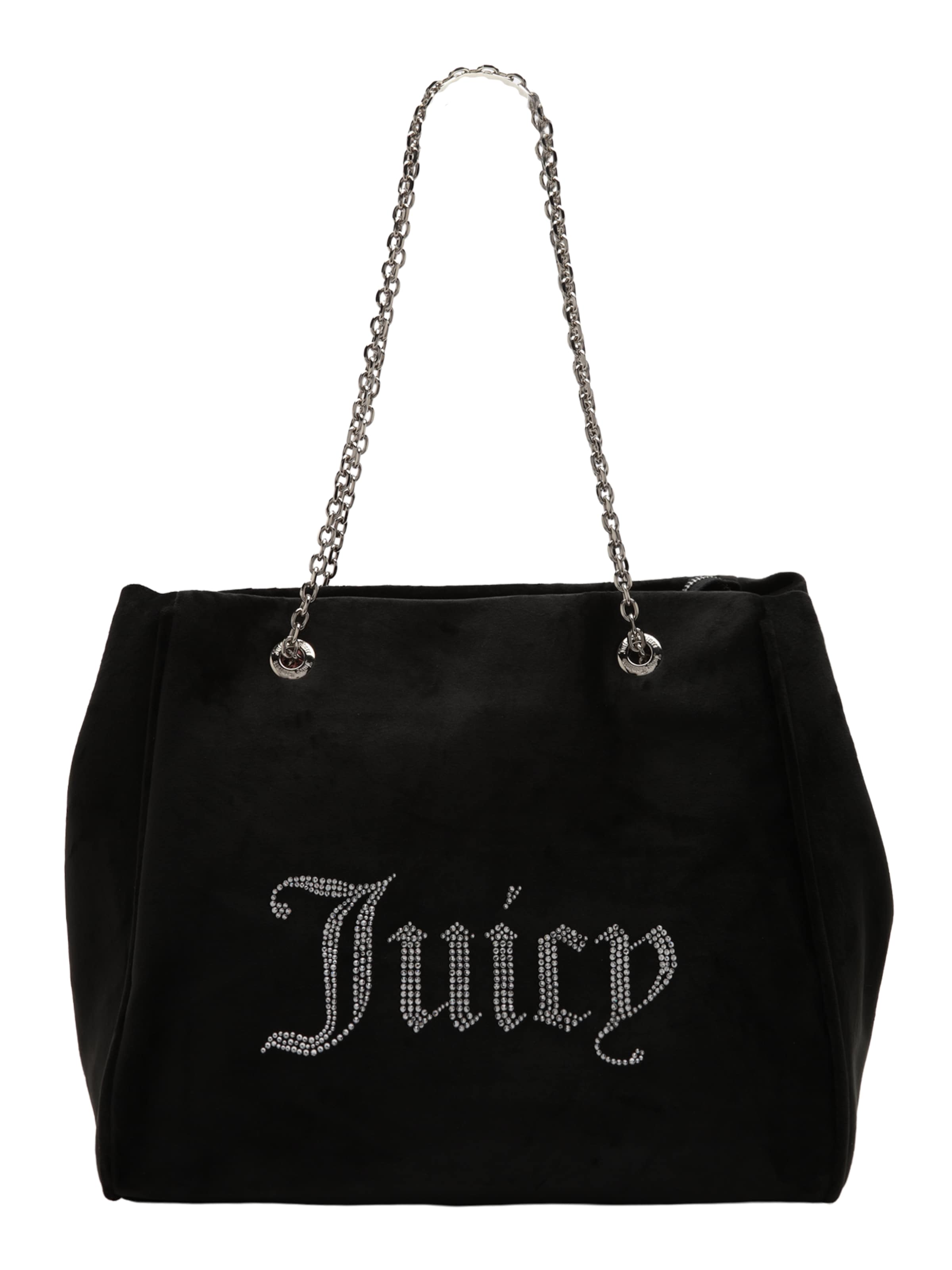 Plase de cumpărături de la Juicy Couture pe negru: față