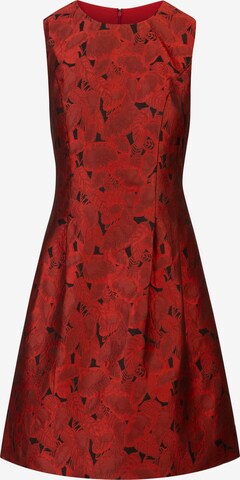 Robe de cocktail Kraimod en rouge : devant