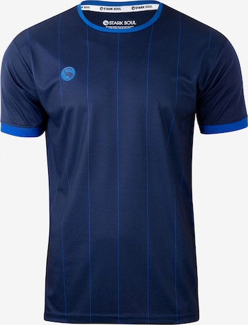 T-Shirt fonctionnel Stark Soul en bleu : devant