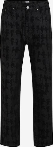 regular Jeans di Karl Lagerfeld in nero: frontale