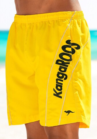 KangaROOS Board Shorts in Yellow