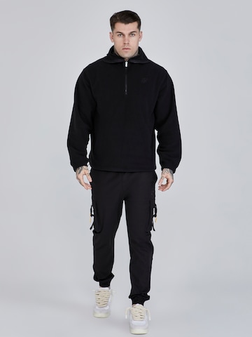 SikSilk Tapered Cargo trousers in Black
