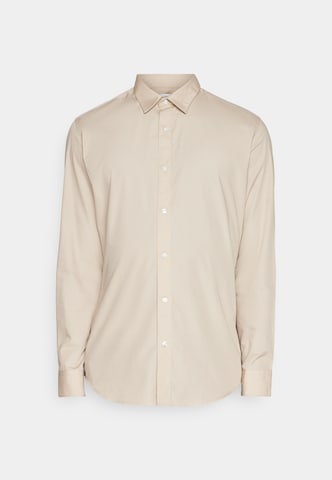 Slim fit Cămașă 'JJJoe' de la JACK & JONES pe bej