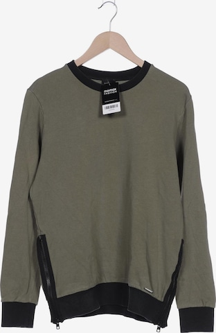 DIESEL Sweatshirt & Zip-Up Hoodie in S in Green: front