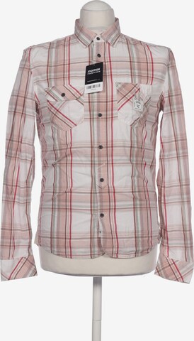 DIESEL Button Up Shirt in S in Pink: front