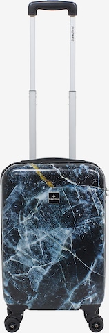 Saxoline Suitcase 'Marble' in Blue: front