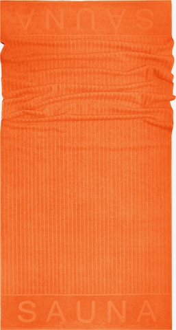 Lashuma Handtuch 'Kopenhagen' in Orange: Vorderseite