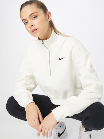 Nike Sportswear Bluzka sportowa w kolorze biały