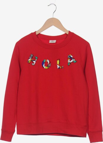 ONLY Sweatshirt & Zip-Up Hoodie in S in Red: front