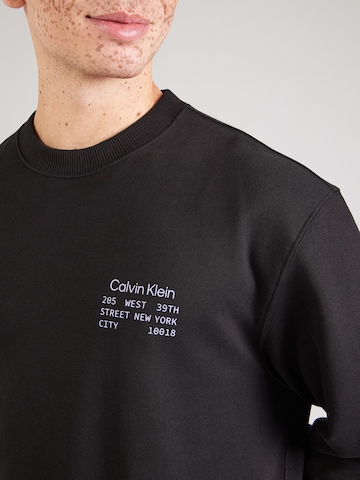 Calvin Klein Jeans Μπλούζα φούτερ σε μαύρο