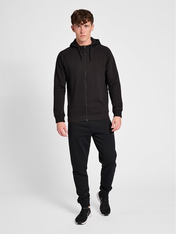 Hummel Zip-Up Hoodie in Black