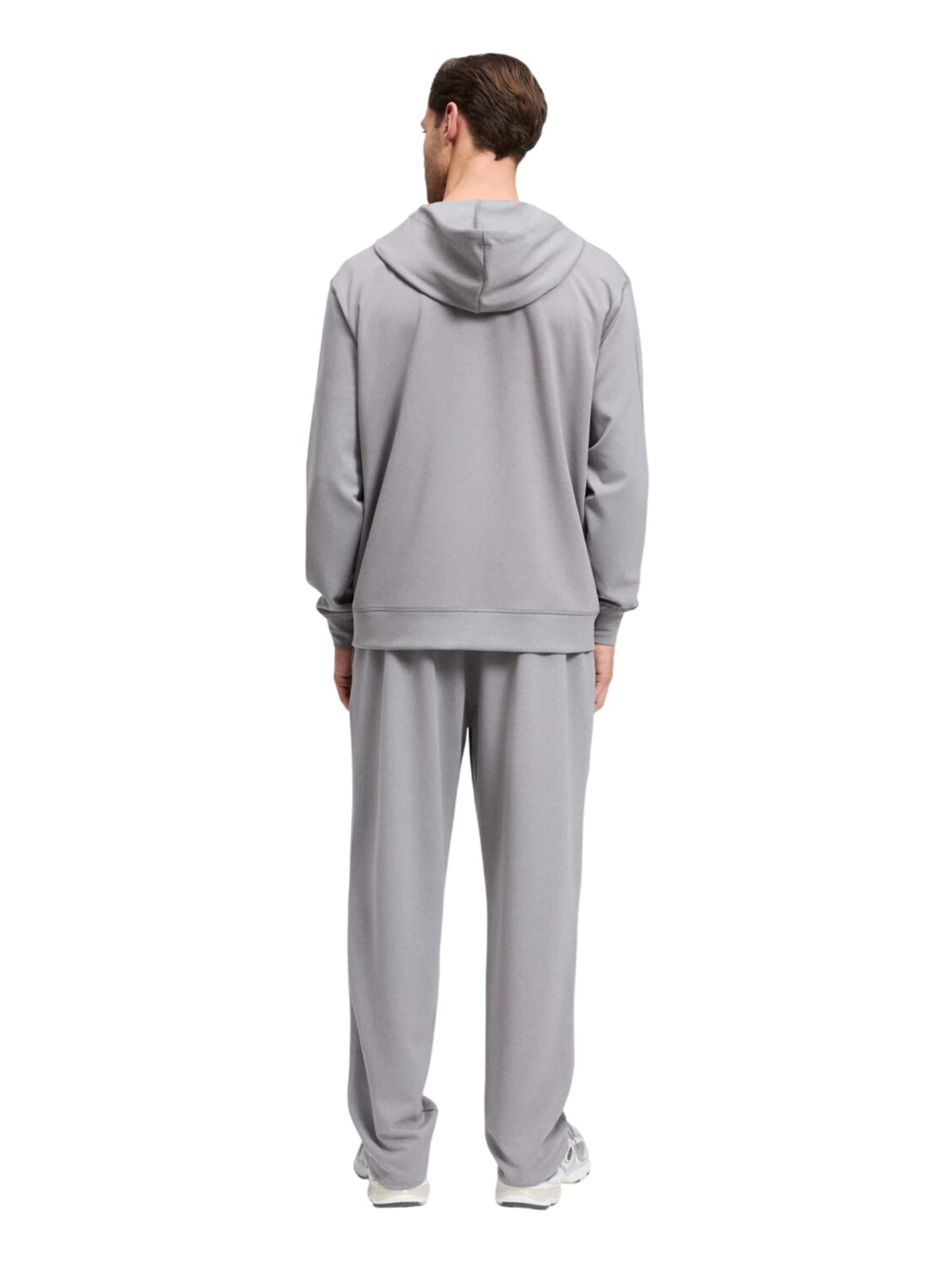 Grimelange Zip-Up Hoodie in Grey