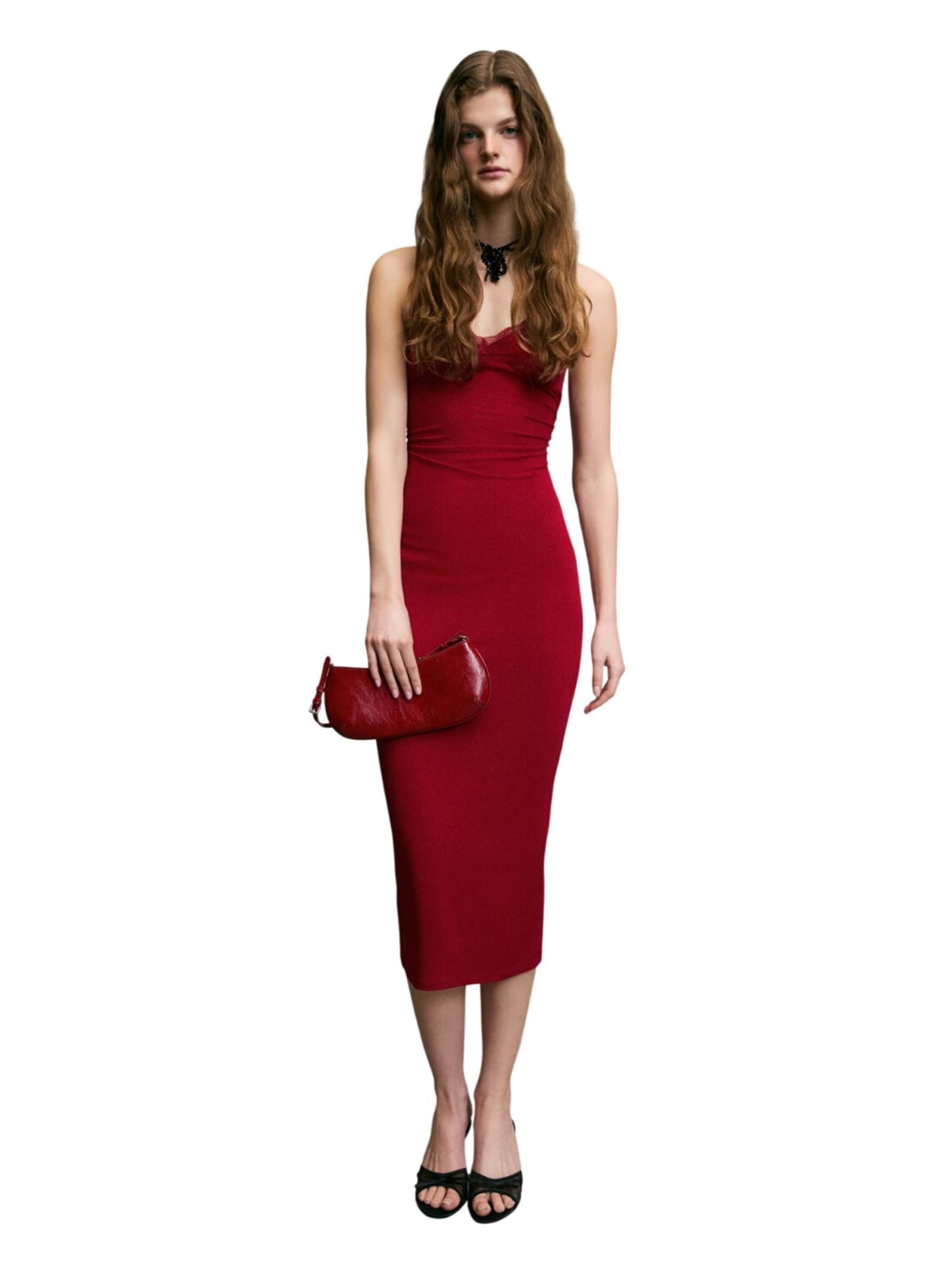 Grimelange Kleid‌ in Rot: Vorderseite