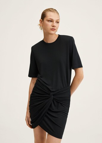 Robe 'Lurin' MANGO en noir : devant