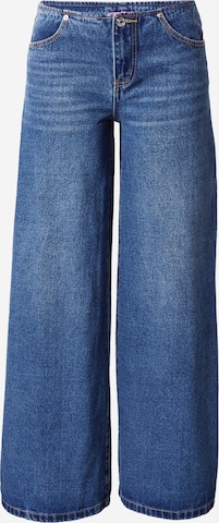 Wide leg Jeans di Edikted in blu: frontale