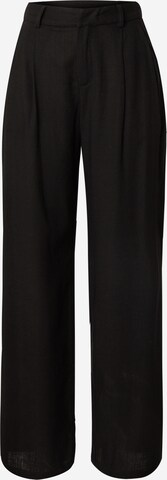 rosemunde - regular Pantalón plisado en negro: frente