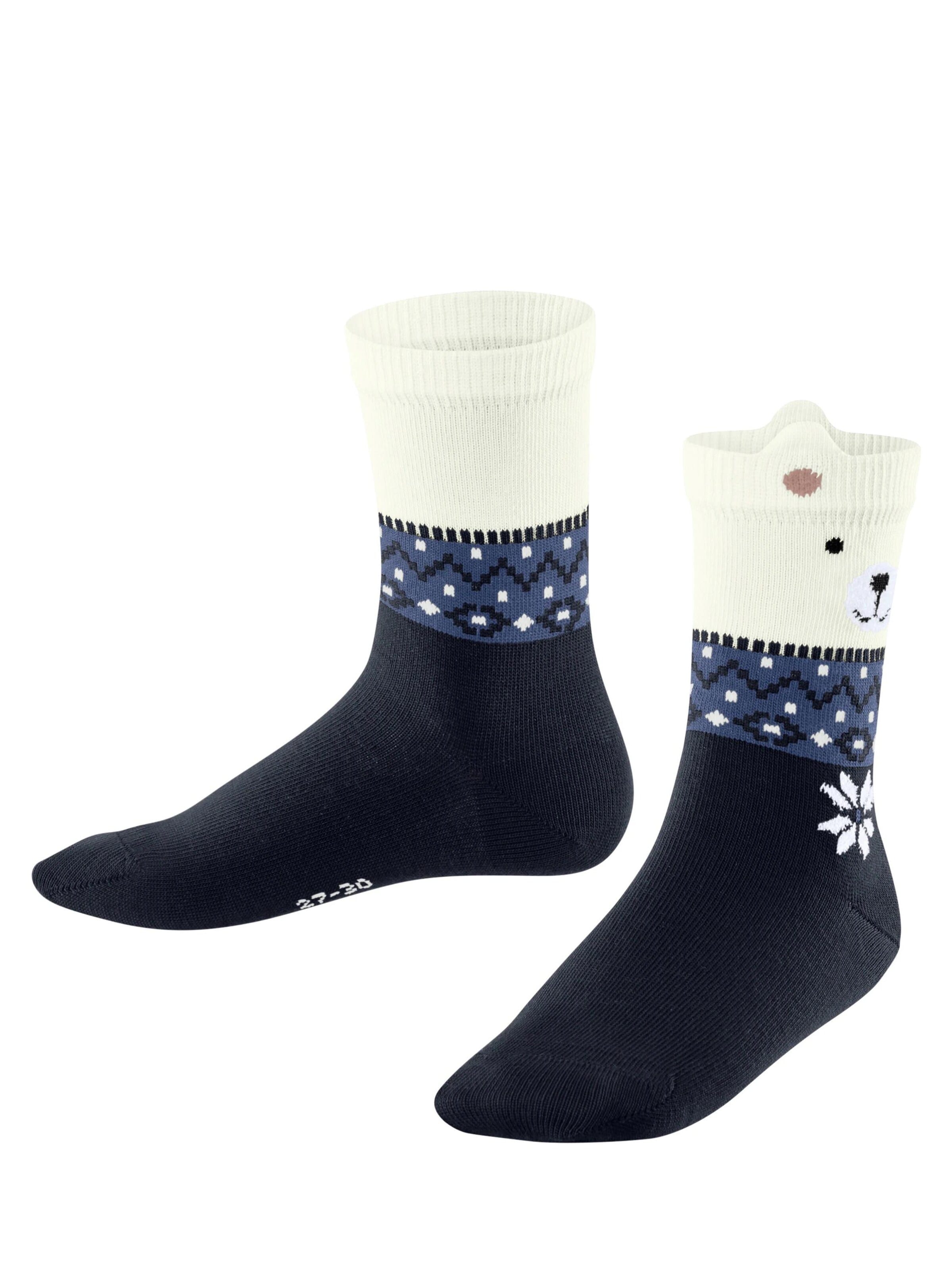 FALKE Socks 'Ice Bear' in Blue: front