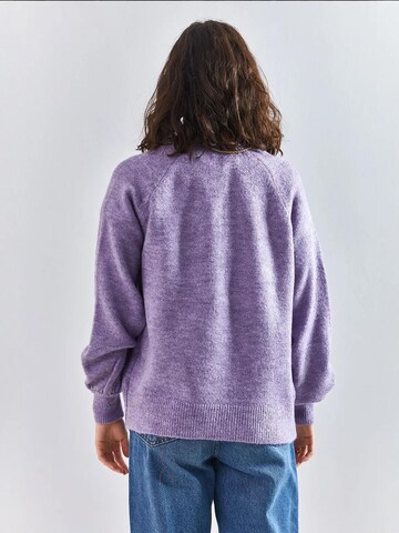 Pullover di Bianco Lucci in lilla