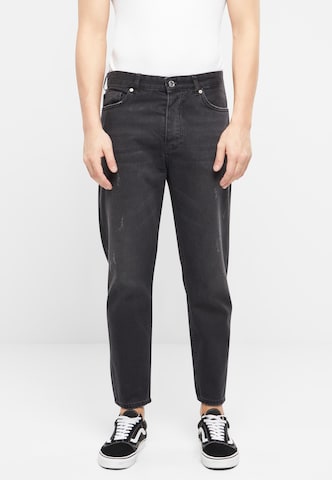 2Y Premium Loose fit Jeans in Black: front